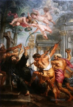 Pedro Pablo Rubens Painting - Martirio de Santo Tomás Pedro Pablo Rubens